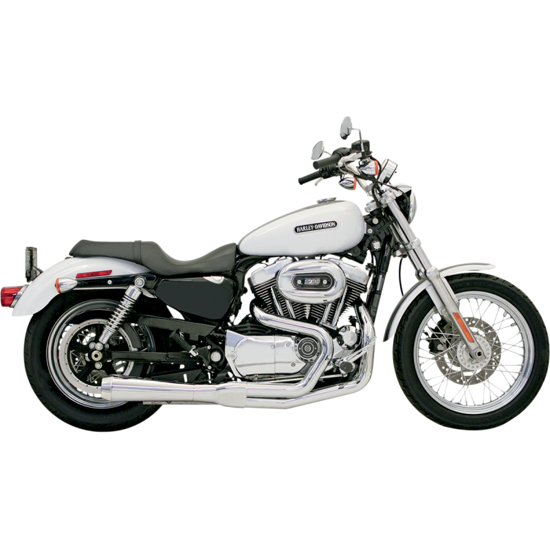 Bassani Road Rage 2-Into-1 System Chrome, Short Upswept (XL)