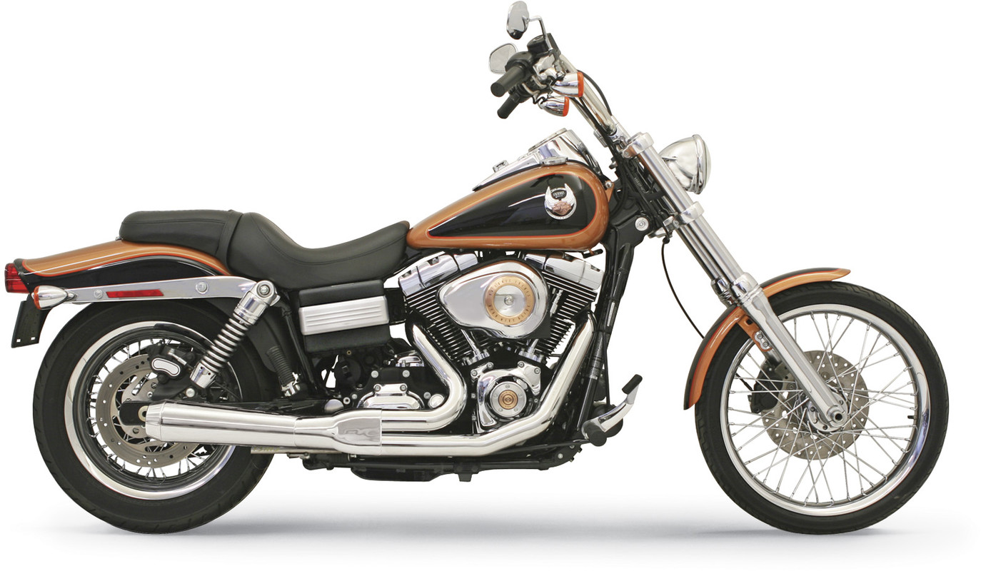Bassani Road Rage 2-Into-1 System Chrome, Short Upswept