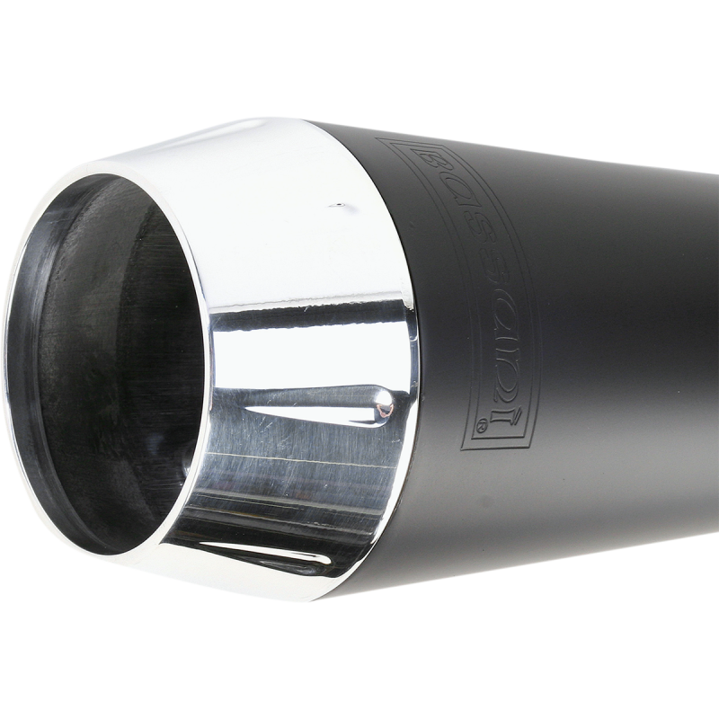 Bassani Road Rage 2-Into-1 System Black, Short Upswept (Not Stepped)