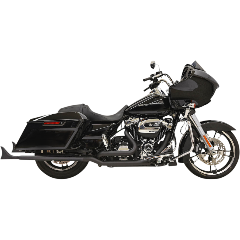 Bassani 2 1/4" Fishtail Slip-On - 36" Black w/o Baffles