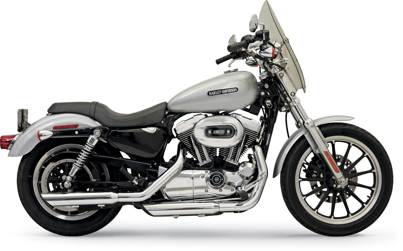 3" Firepower Series Muffler Chrome Slash-Down