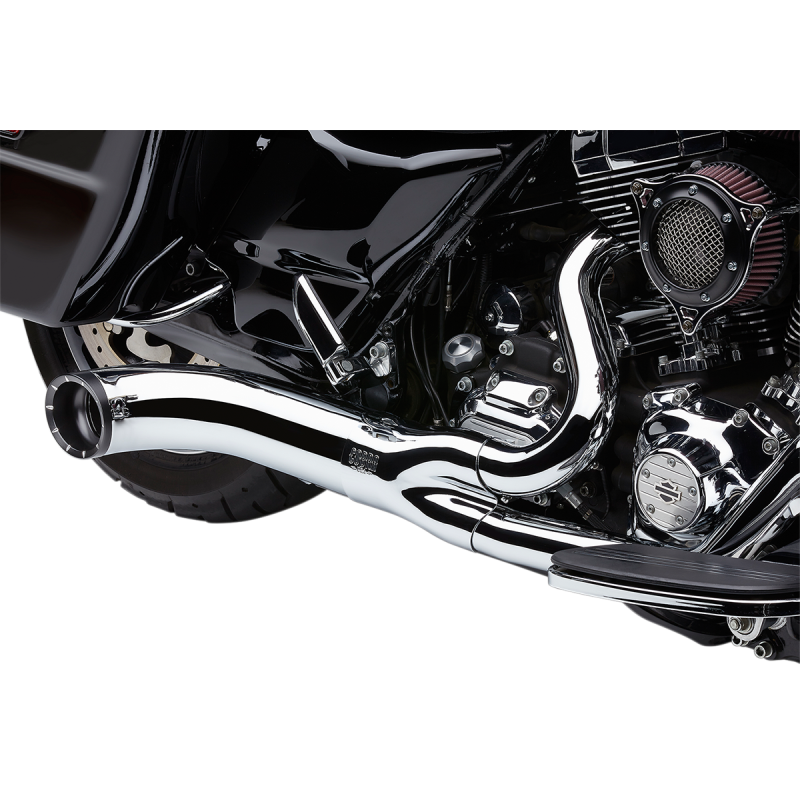 Turnout 2-into-1 Exhaust Chrome