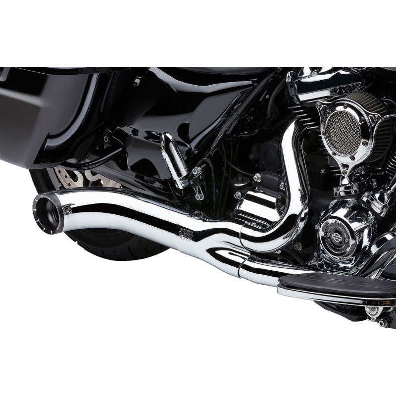 Cobra Turnout 2-Into-1 Exhaust System - Chrome