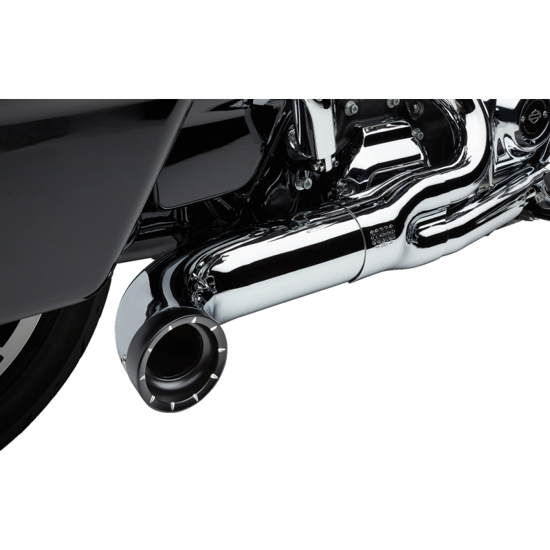 Cobra Turnout 2-Into-1 Exhaust System - Chrome