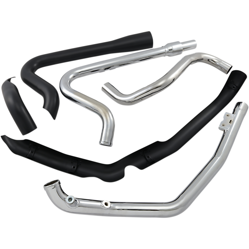 True Duals Headers with Raven Black Shields