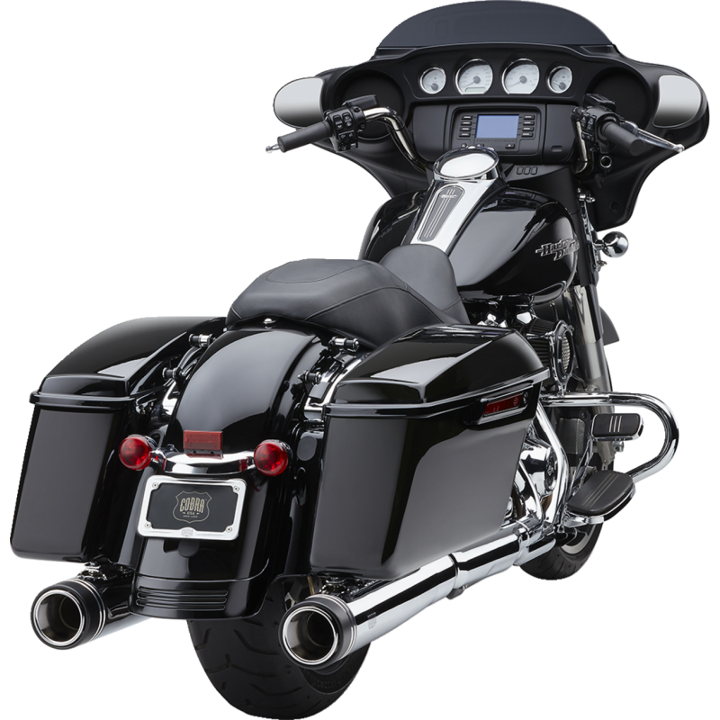 4.5" Gen 2 NH Mufflers Chrome/Black Tip