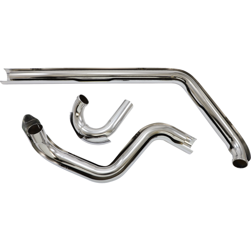 Cobra Softail Dual Exhaust System - W/ billet tips