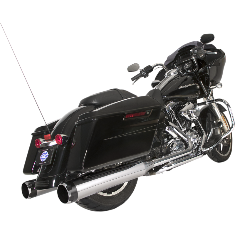 S&S Performance El Dorado True Dual Exhaust System - Chrome w/ Thruster end caps