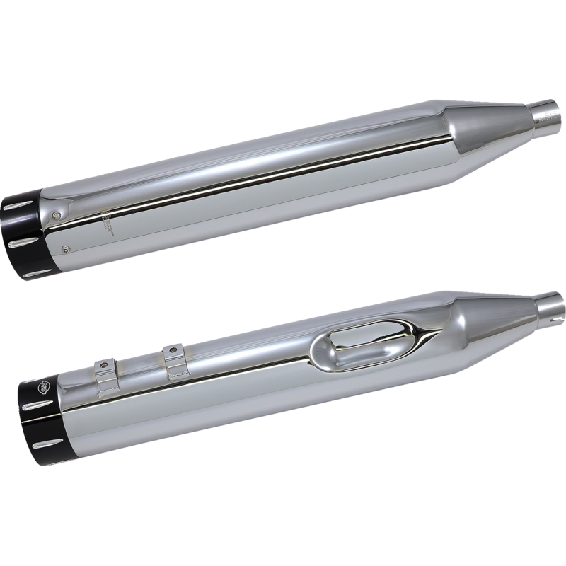 El Dorado True Dual Exhaust - Chrome w/ Tracer End Caps