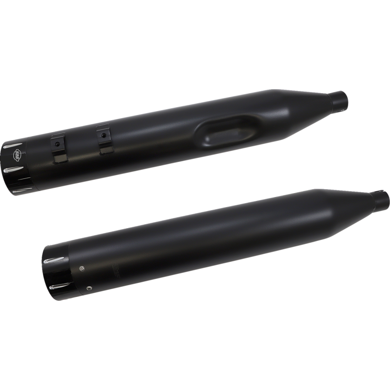 El Dorado True Dual Exhaust - Black w/ Tracer End Caps