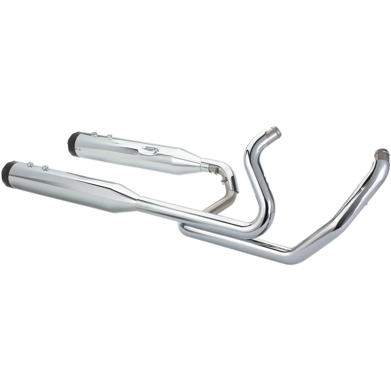 El Dorado True Dual Exhaust - Chrome w/ Tracer End Caps