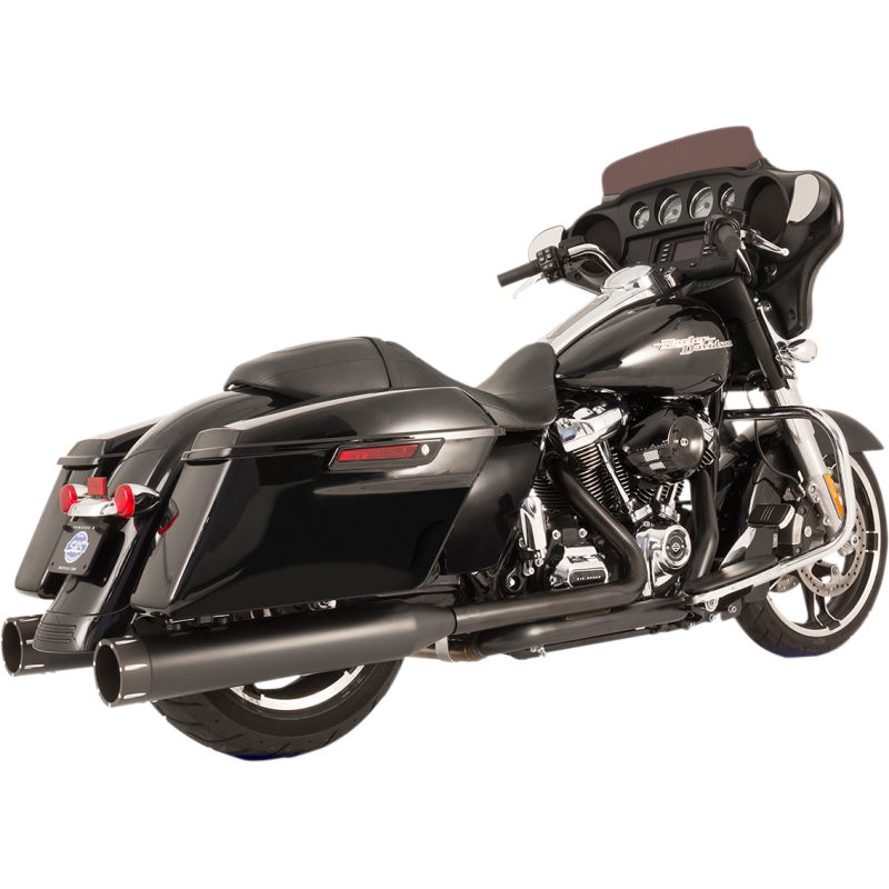 El Dorado True Dual Exhaust - Black w/ Thruster End Caps