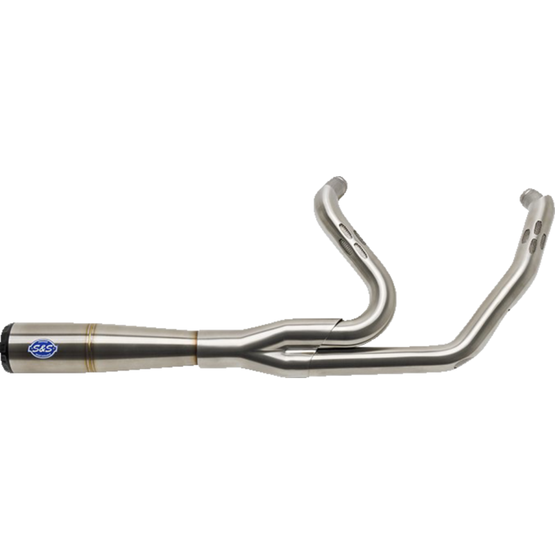 S&S Performance Diamondback 2-Into-1 Exhaust System - Stainless steel