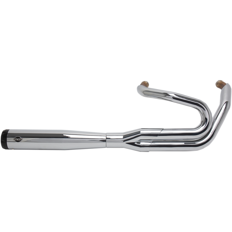 SuperStreet 2-Into-1 Exhaust System - Chrome