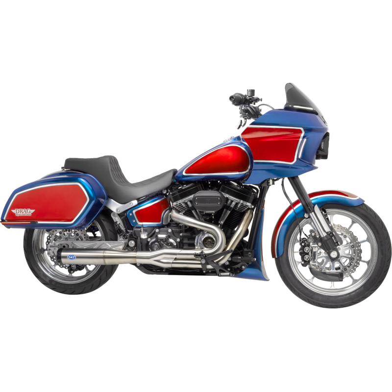 SuperStreet 2-Into-1 Exhaust System - Stainless Steel