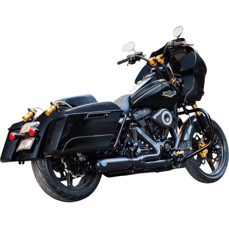 Qualifier 2-Into-1 Race Exhaust System - Guardian Black