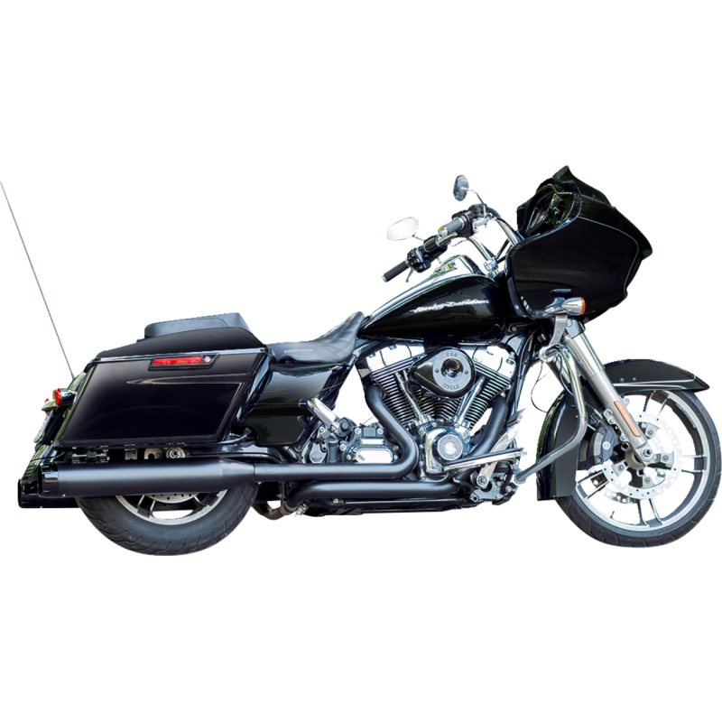 4 1/2" MK45 Performance Mufflers - Black / Black Machined Thruster