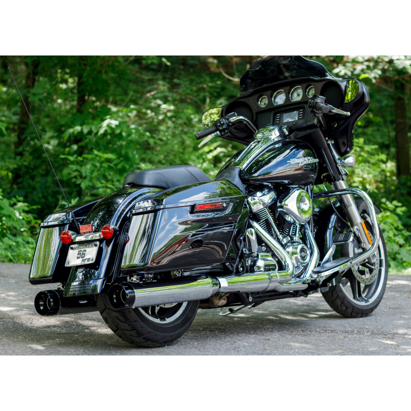 MK45 Chrome w/ Black Contrast Cut Thruster End Caps