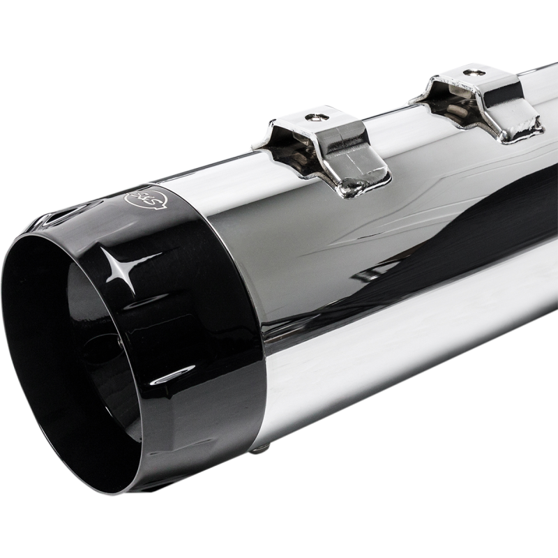 MK45 Chrome w/ Black Contrast Cut Thruster End Caps