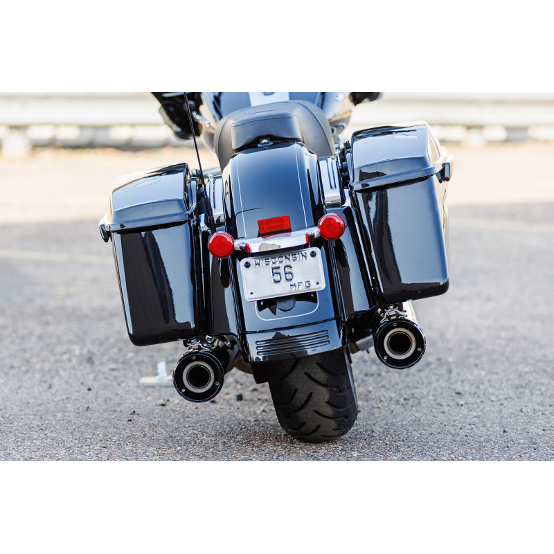 GNX 4.5" Chrome w/ Tuxedo Black End Caps