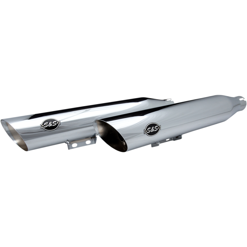 Slash-Cut Mufflers Chrome