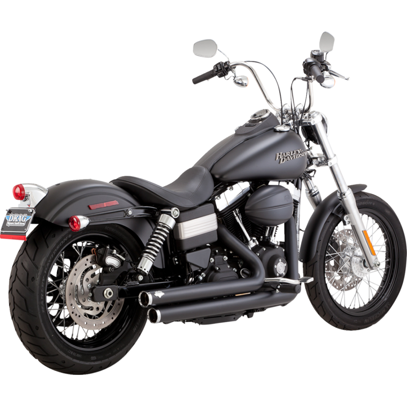 Vance & Hines Big Shots Staggered 2-Into-2 PCX™ Exhaust System, Black