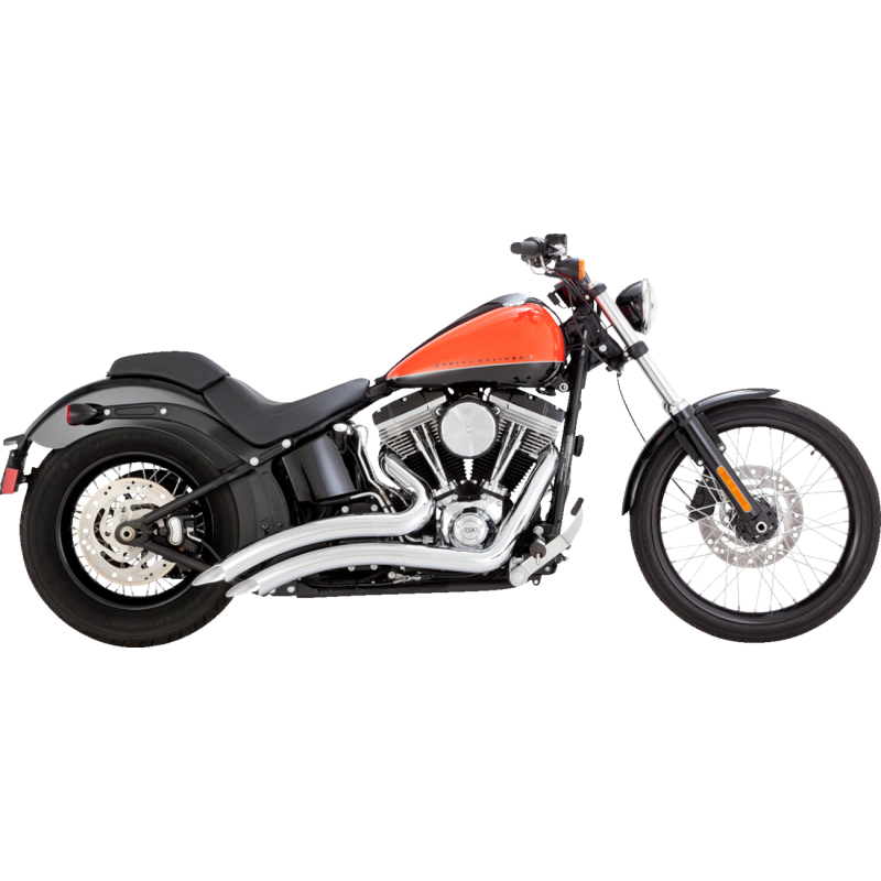 Big Radius 2-Into-2, Chrome