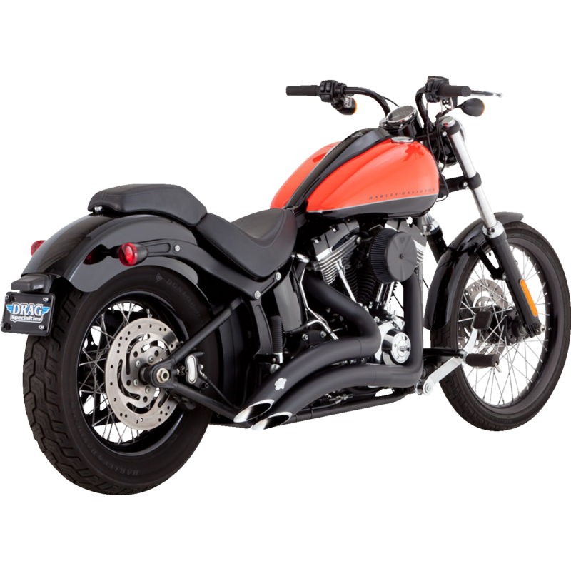 Big Radius 2-Into-2 Exhaust System - Black