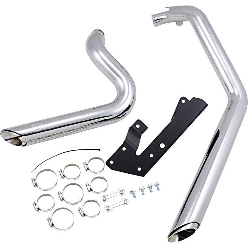 Vance & Hines Shortshots Staggered Exhaust System Chrome