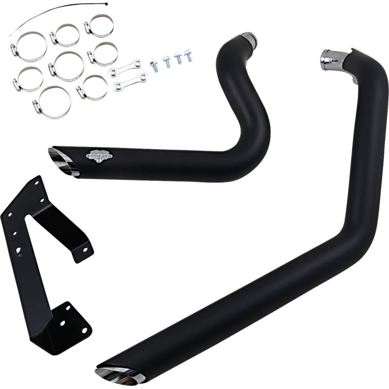 Shortshots Staggered Exhaust System - Black