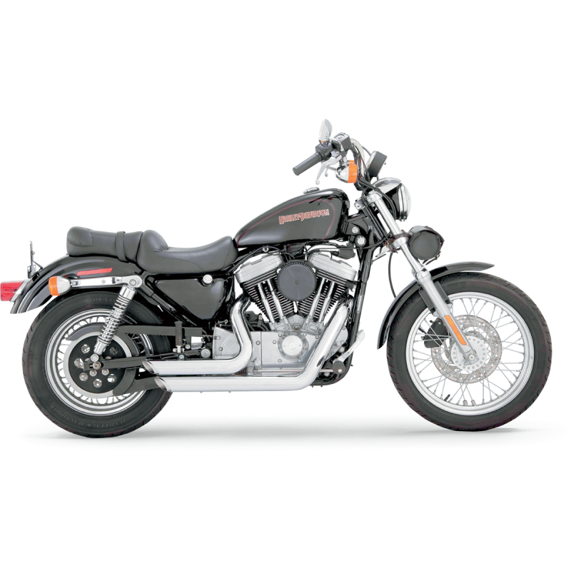 Vance & Hines Shortshots Staggered Exhaust System Chrome