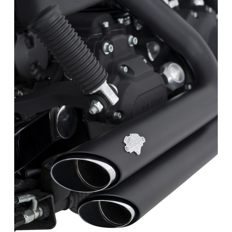 Shortshots Staggered Exhaust System - Matte Black