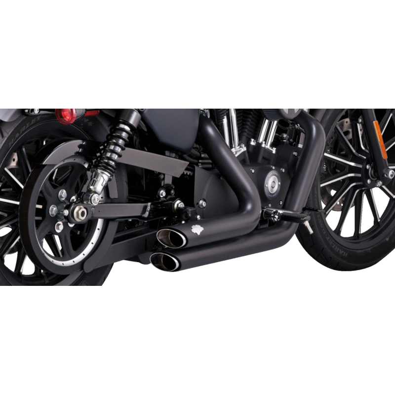 Vance & Hines Shortshots Staggered PCX Exhaust System Matte Black