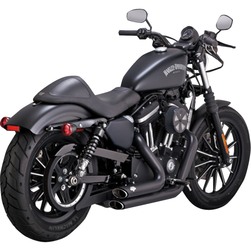 Vance & Hines Shortshots Staggered PCX Exhaust System Matte Black