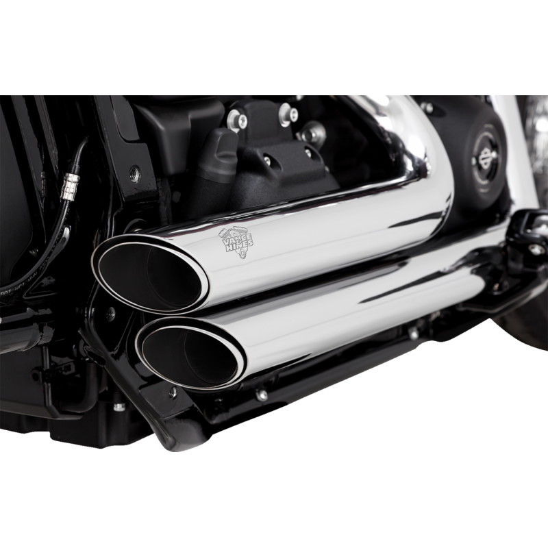 Vance & Hines Shortshots Staggered PCX Exhaust System Chrome