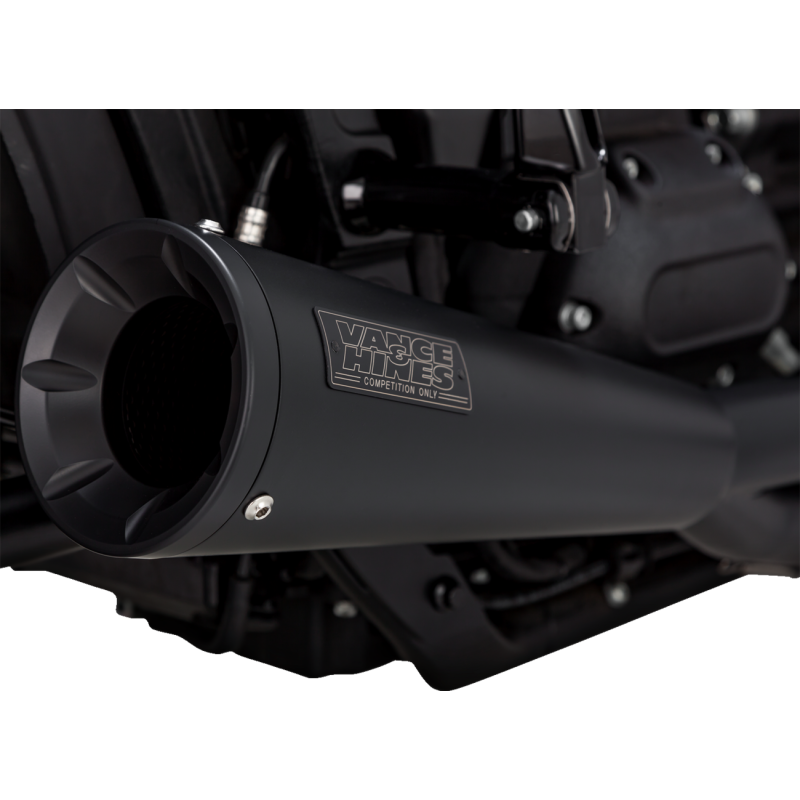 Vance & Hines Upsweep PCX 2-Into-1 Exhaust System Black