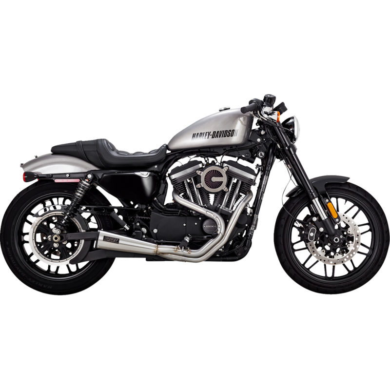 Upsweep PCX 2-Into-1 Exhaust System - Brushed Stainless Steel