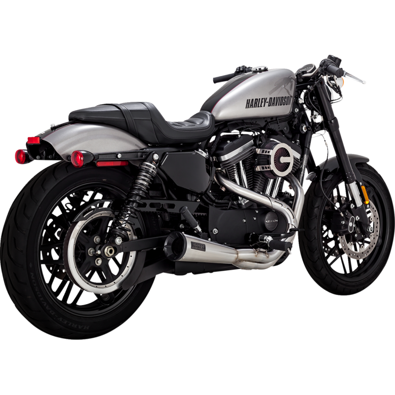 Upsweep PCX 2-Into-1 Exhaust System - Brushed Stainless Steel