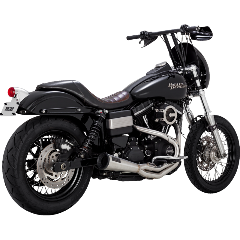 Upsweep 2-Into-1 Exhaust System - Brushed Stainless Steel