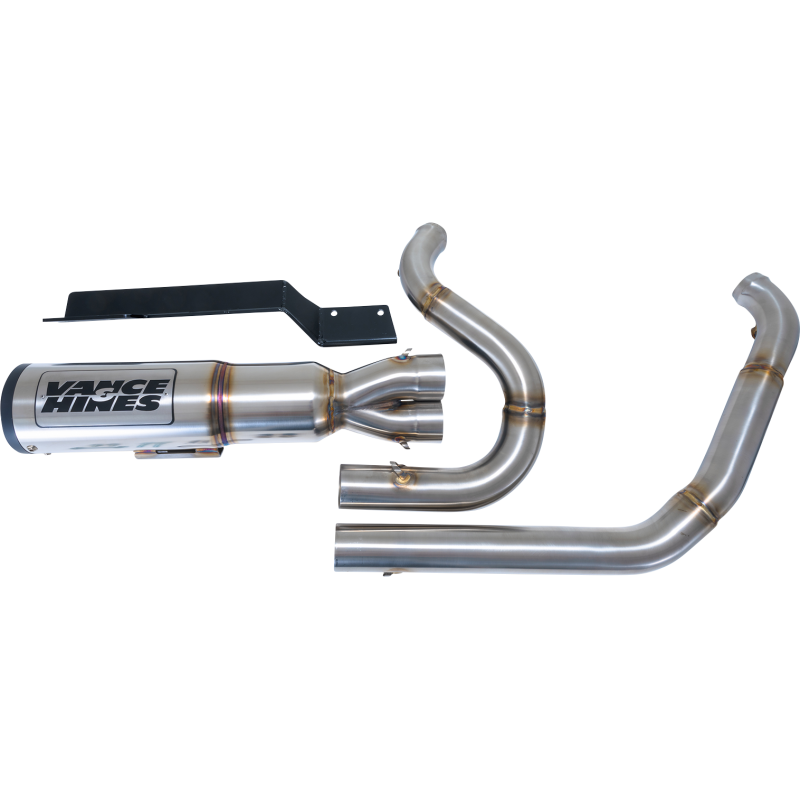 Hi-Output RR PCX 2-Into-1 Exhaust System - Brushed Works