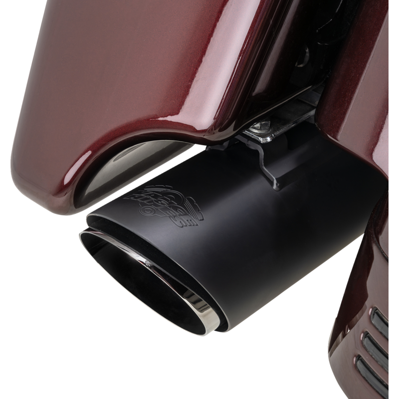 Vance & Hines Twin Slash Slip-On Mufflers - Black