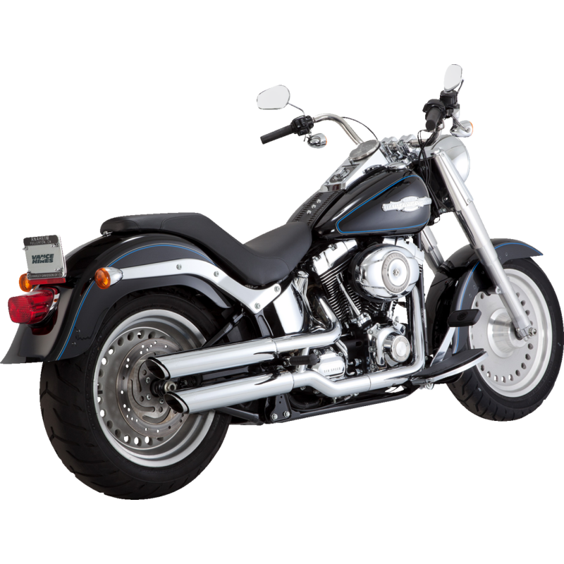 3" Twin Slash Slip-On Muffler Chrome