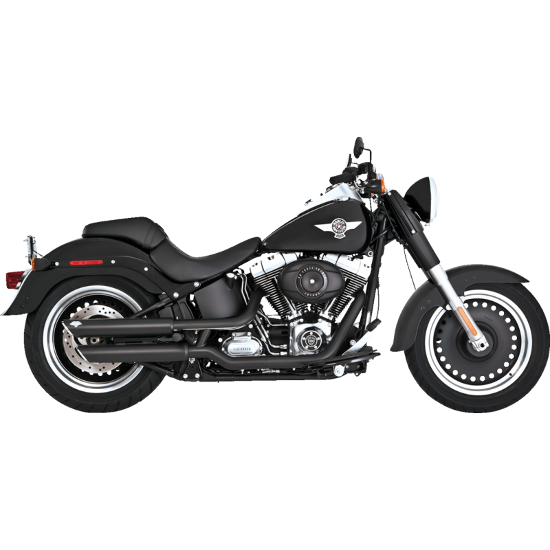 3" Twin Slash Slip-On Muffler Black