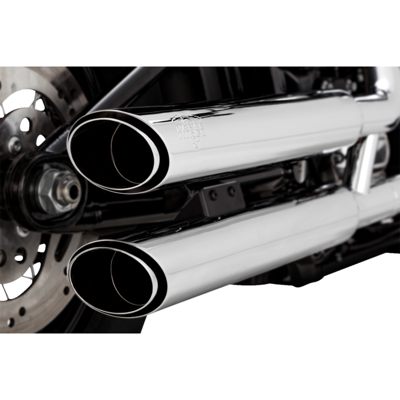 Vance & Hines 3" Round Twin Slash PCX™ Slip-On Mufflers
