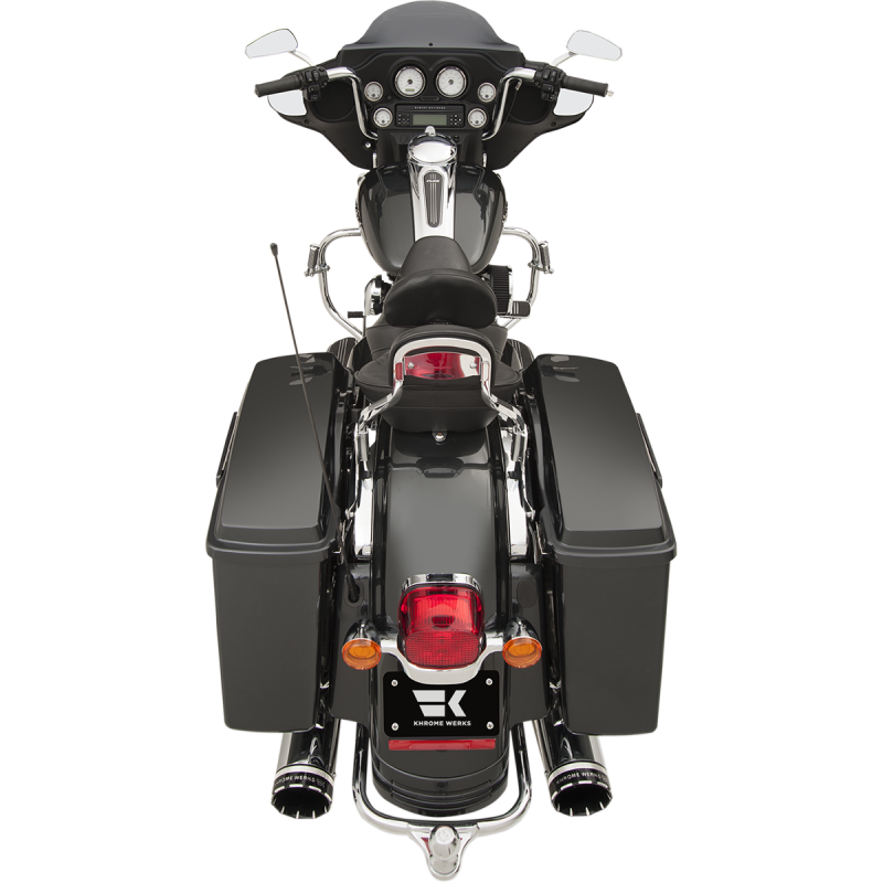 Chrome w/ Tracer Billet Tip End Caps