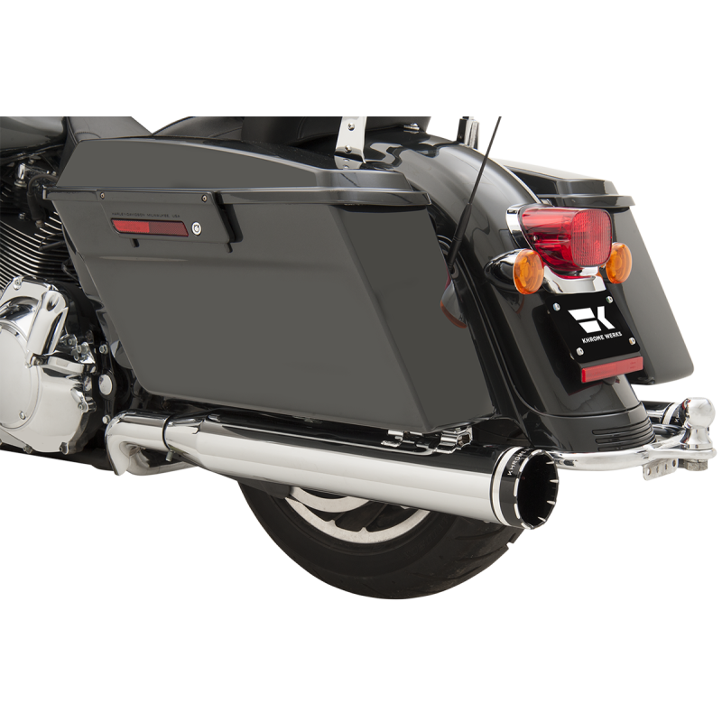 Chrome w/ Tracer Billet Tip End Caps