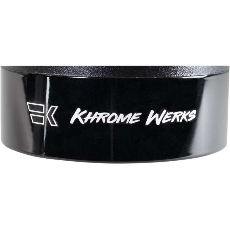 Smoked Satin Chrome Turbine Tip