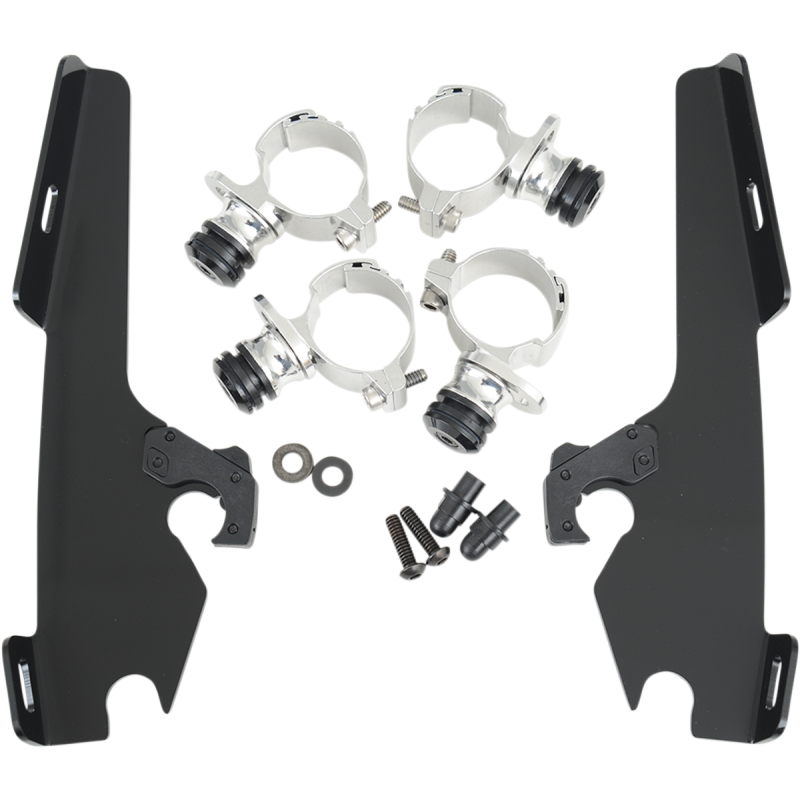 Trigger-Lock Mount Kit Black for Honda VT1100C2 Shadow ACE 95-99