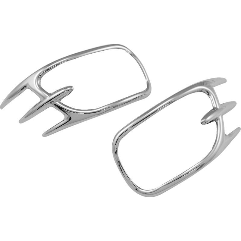 Show Chrome Mirror-Back Accent Grilles for Honda GL1800 Gold Wing 01-17