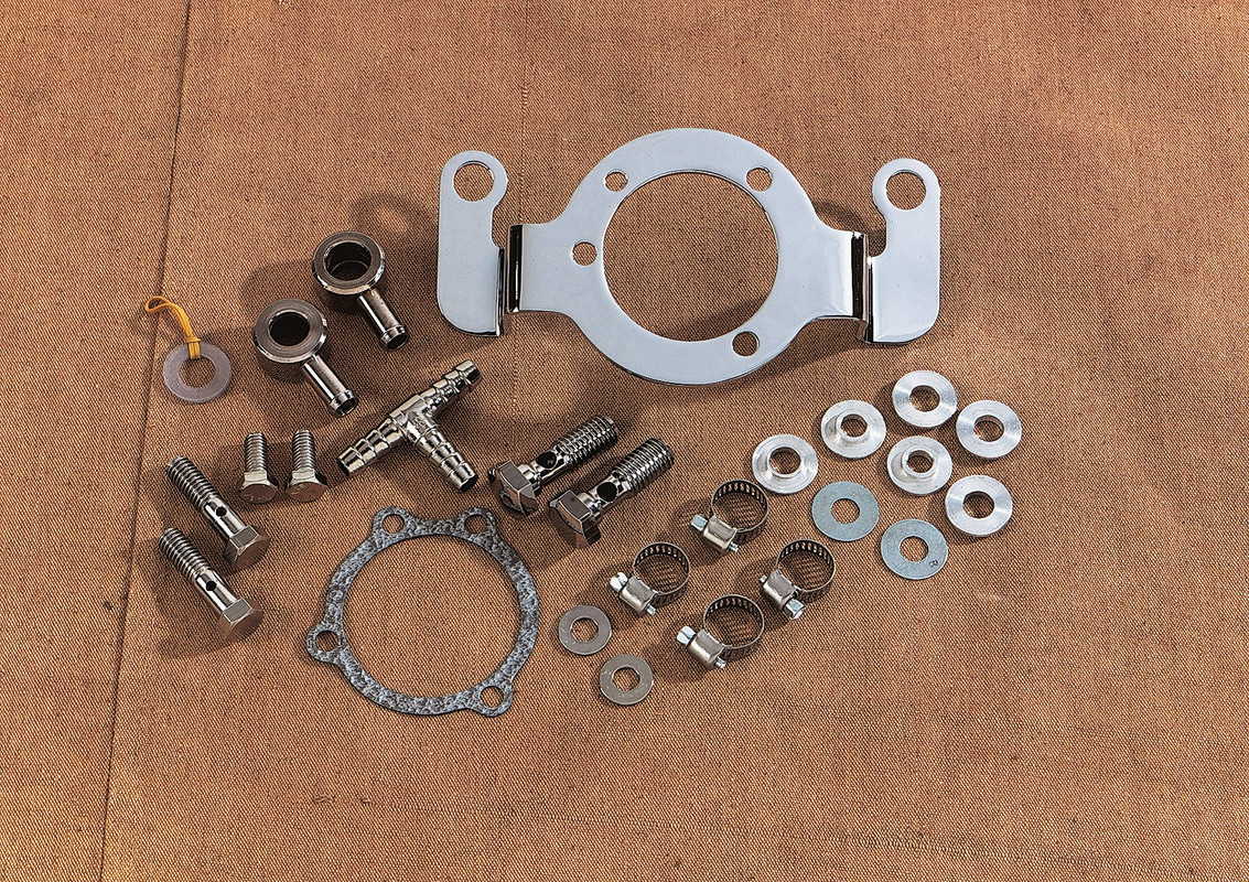 Crankcase Breather/Support Bracket Kit (Big Twin - No Hose/Filter)
